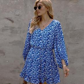 ladies printing dress V-neck dress OEM factory LID002