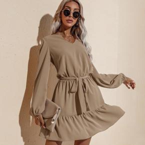 casual dresses ladies dresses women long sleeve dress women OEM factory LID025